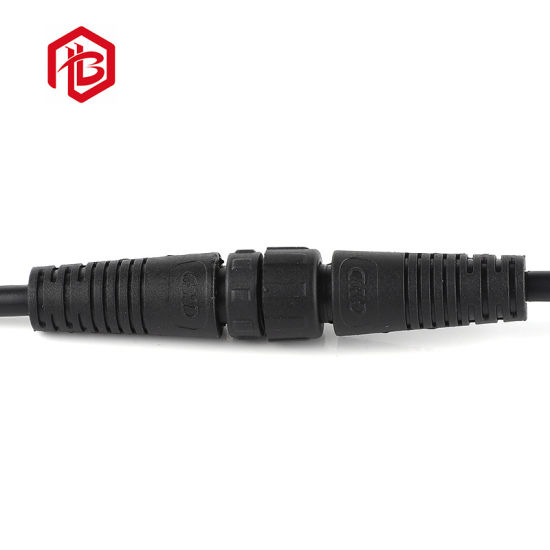 Wire Nylon M12 Pin with Cable Circular Male Female Connector