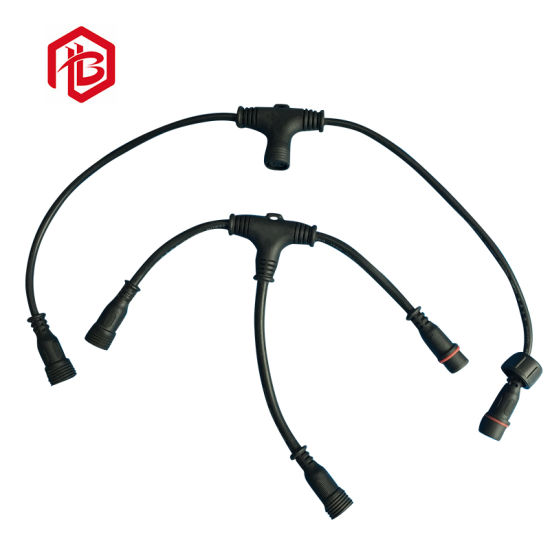 Industrial Circular Waterproof T 4 Pin Plug Male and Female Connector
