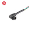 Nylon Material M14 Right Angle IP68 2/3/4/5/6pin Male and Female Connector