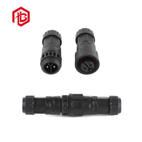 Self-Locking M19 2 Pin Easy Install Waterproof Connector
