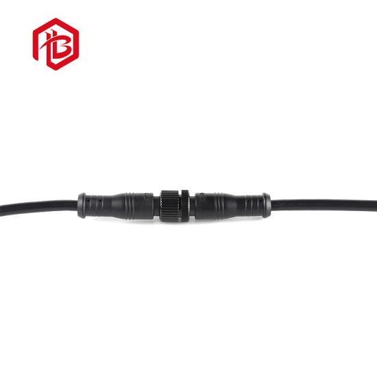 Widely Application Metal M12 2pin 4pin Electrical Wire IP68 Waterproof Connectors