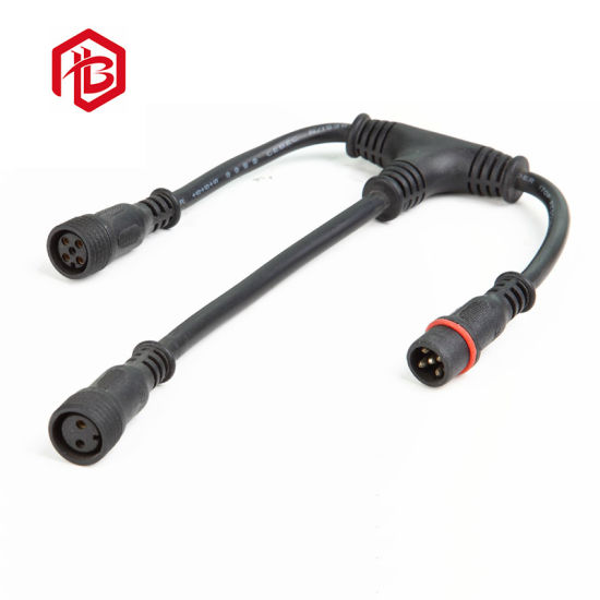 T Type 3 Way IP67 Male and Female Electrical Connector