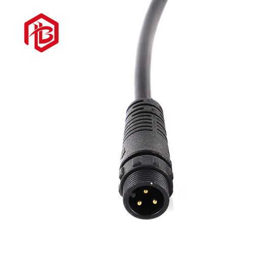 PVC/Rubber/Nylon Electric Wire Plug M12 Male and Female Connector
