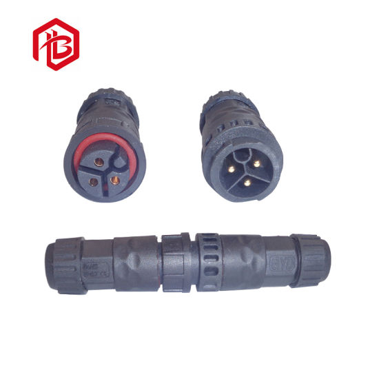 M19 3 Pole Push Lock, Self Lock, Field Installable Male and Female K19 waterproof connector