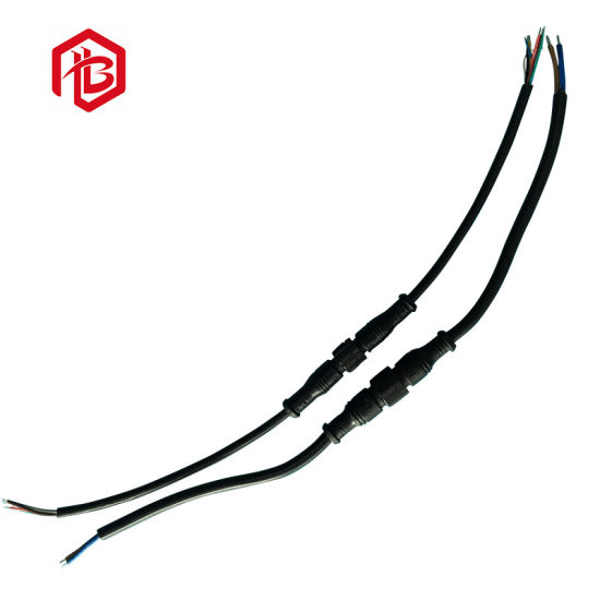 IP68 UL/Ce/RoHS Approved M16 Metal 3 Pin Male to Male Electrical Plug