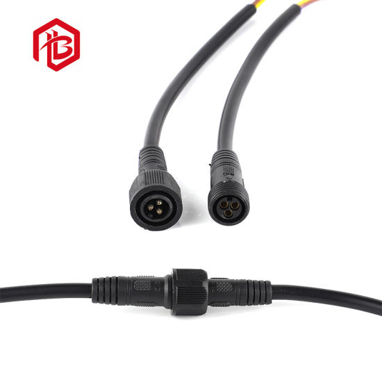 IP68 Power Cable Small 4 Pin Female Camlock Waterproof Connector Types