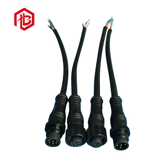 2018 New Promotion Rubber Metal M12 Male and Female Cable Connector