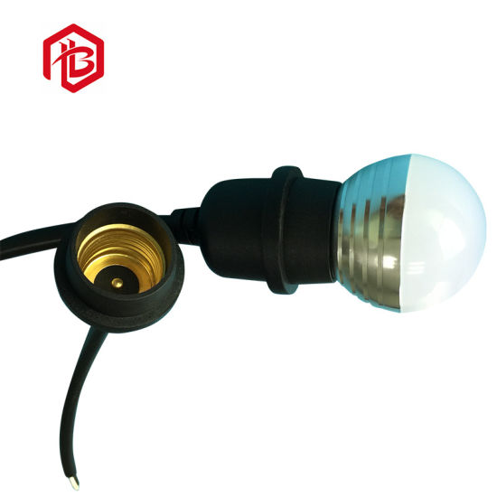 Wear-Resisting Products Rubber/Nylon/PVC E27 Seal Lamp Cap Connector