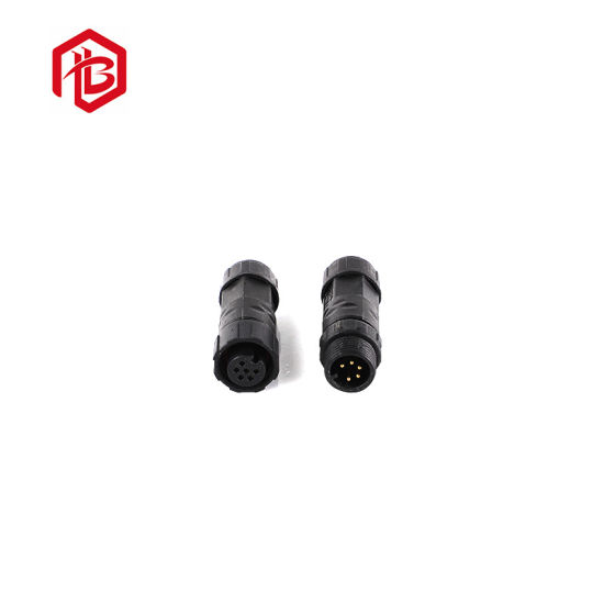 Waterproof Plug IP68 Assembled M12 4 Pin Circular Connector Plug for Automobile