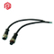 China Manufacture M18 LED Wire 2pin 3pin Waterproof Connector