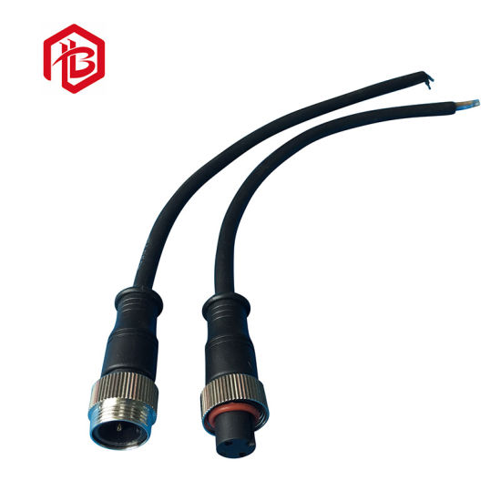 Metal Nut IP 68 Waterproof Wire M18 5pin Male and Female Cable Connectors