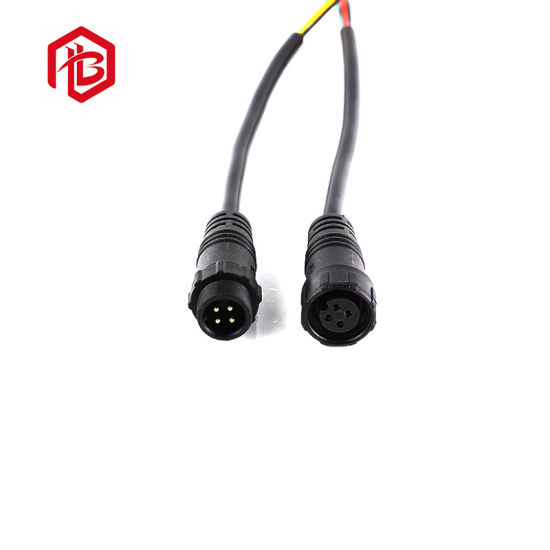 M14 Black White Plastic Electrical Wire Connectors with Waterproof Function