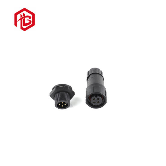 Black and White Waterproof Connector 12V 2 Pin 5 Pin Electrical Plug