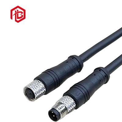 IP68 Male to Female Metal M8 5 Pin Electrical Connector