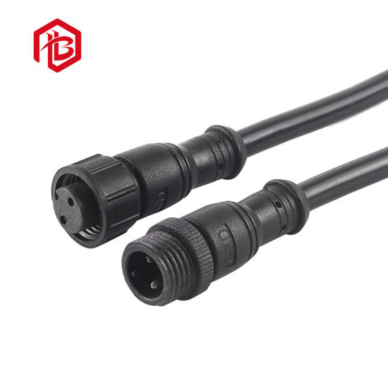 Waterproof Big/Small Head 2pin M14 Metal Male and Female Connector Use in Module