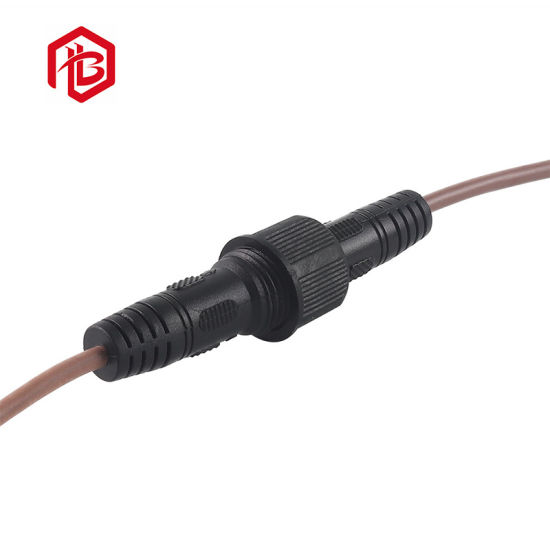 Factory Hot Sale IP66 2 Pin Waterproof Connector Male to Female Cable