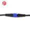 Waterproof Cable Electric Connector M15 LED IP 68 Waterproof