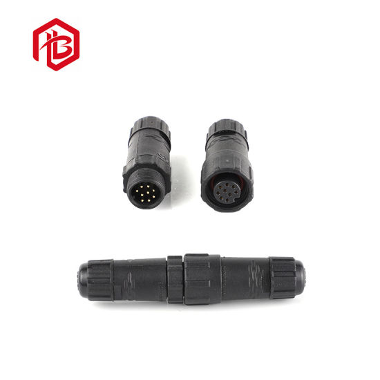 M14 Assembled Male Female 2 Pin Gender Electric IP68 Waterproof Connector